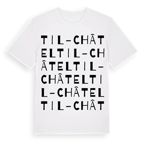 Til-Châtel ordlek t-shirt – ekologisk bomull t-shirt från Pinshirt