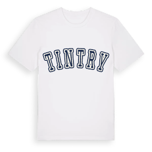 Tintry college t-shirt – ekologisk bomull t-shirt från Pinshirt