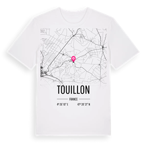 Touillon karta t-shirt – ekologisk bomull t-shirt från Pinshirt