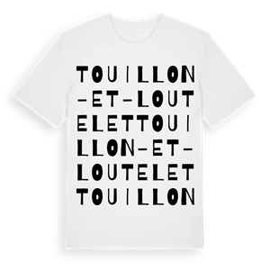 Touillon-et-Loutelet ordlek t-shirt – ekologisk bomull t-shirt från Pinshirt