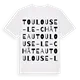 Toulouse-le-Château ordlek t-shirt