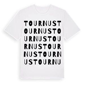 Tournus ordlek t-shirt – ekologisk bomull t-shirt från Pinshirt