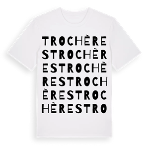 Trochères ordlek t-shirt – ekologisk bomull t-shirt från Pinshirt