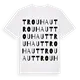 Trouhaut ordlek t-shirt