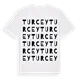 Turcey ordlek t-shirt