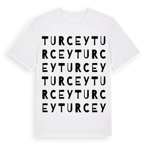 Turcey ordlek t-shirt – ekologisk bomull t-shirt från Pinshirt