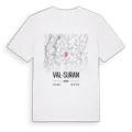Val-Suran karta t-shirt
