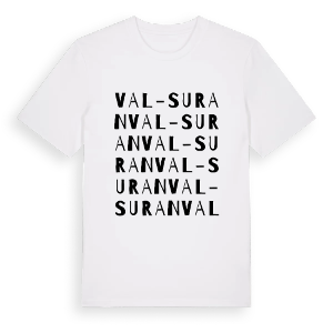 Val-Suran ordlek t-shirt – ekologisk bomull t-shirt från Pinshirt