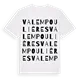 Valempoulières ordlek t-shirt