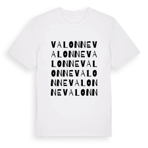 Valonne ordlek t-shirt – ekologisk bomull t-shirt från Pinshirt