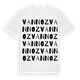 Vannoz ordlek t-shirt