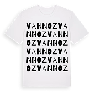 Vannoz ordlek t-shirt – ekologisk bomull t-shirt från Pinshirt