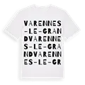 Varennes-le-Grand ordlek t-shirt