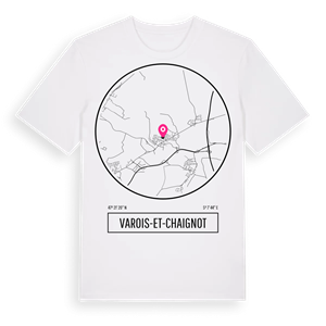 Varois-et-Chaignot t-shirt – ekologisk bomull t-shirt från Pinshirt