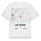 Vaux d'Amognes karta t-shirt
