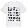 Vaux d'Amognes ordlek t-shirt