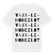 Vaux-le-Moncelot ordlek t-shirt