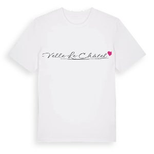 Velle-le-Châtel hjärta t-shirt – ekologisk bomull t-shirt från Pinshirt