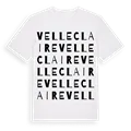 Velleclaire ordlek t-shirt