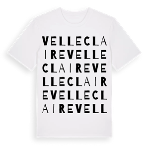 Velleclaire ordlek t-shirt – ekologisk bomull t-shirt från Pinshirt
