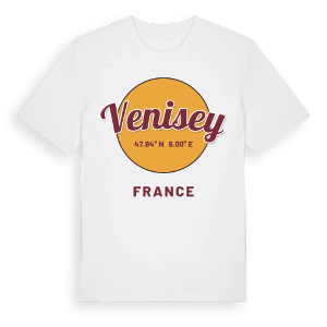 Venisey cirkel t-shirt – ekologisk bomull t-shirt från Pinshirt