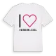 Jag älskar Verdun-Ciel t-shirt stort tryck