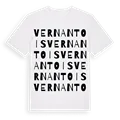 Vernantois ordlek t-shirt