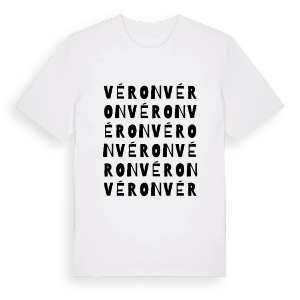 Véron ordlek t-shirt – ekologisk bomull t-shirt från Pinshirt