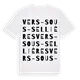 Vers-sous-Sellières ordlek t-shirt