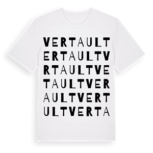 Vertault ordlek t-shirt – ekologisk bomull t-shirt från Pinshirt