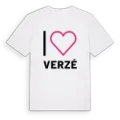 Jag älskar Verzé t-shirt stort tryck