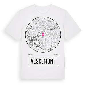 Vescemont t-shirt – ekologisk bomull t-shirt från Pinshirt