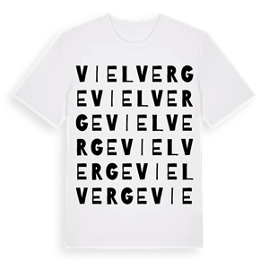 Vielverge ordlek t-shirt – ekologisk bomull t-shirt från Pinshirt