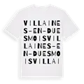 Villaines-en-Duesmois ordlek t-shirt