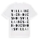 Villaines-en-Duesmois ordlek t-shirt