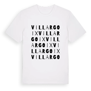 Villargoix ordlek t-shirt – ekologisk bomull t-shirt från Pinshirt
