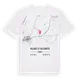Villars-et-Villenotte karta t-shirt