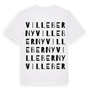 Villeberny ordlek t-shirt – ekologisk bomull t-shirt från Pinshirt