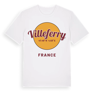 Villeferry cirkel t-shirt – ekologisk bomull t-shirt från Pinshirt