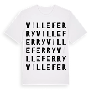 Villeferry ordlek t-shirt – ekologisk bomull t-shirt från Pinshirt