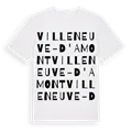 Villeneuve-d'Amont ordlek t-shirt