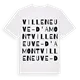 Villeneuve-d'Amont ordlek t-shirt