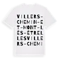 Villers-Chemin-et-Mont-lès-Étrelles ordlek t-shirt