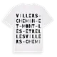 Villers-Chemin-et-Mont-lès-Étrelles ordlek t-shirt