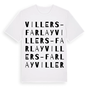Villers-Farlay ordlek t-shirt – ekologisk bomull t-shirt från Pinshirt