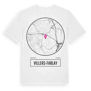Villers-Farlay t-shirt – ekologisk bomull t-shirt från Pinshirt