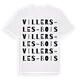 Villers-les-Bois ordlek t-shirt