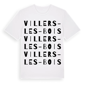 Villers-les-Bois ordlek t-shirt – ekologisk bomull t-shirt från Pinshirt