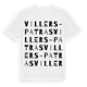Villers-Patras ordlek t-shirt