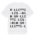 Villette-lès-Arbois ordlek t-shirt